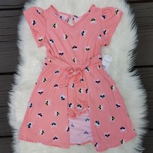 Size 4 girls dress french bulldog boston terrier